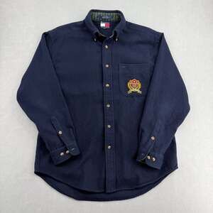 Tommy Hilfiger Vintage Crest Wool-Blend Shirt S